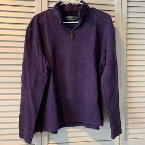 Polo Heavy Sweater, Dark Plum, M